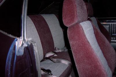 Seats reupholstered 